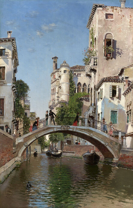 Martin Rico y Ortega, ‘A Canal in Venice’, ca. 1875
