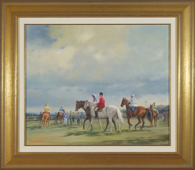 Alister Simpson, ‘ Cloudy Day at Royal Randwick’, Painting, Wentworth Galleries