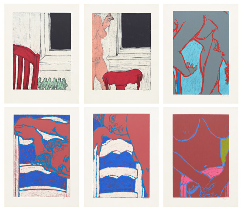 George Segal, ‘Six Serigraphs; Portfolio’, 1970, Print, Silkscreen, Pace Prints