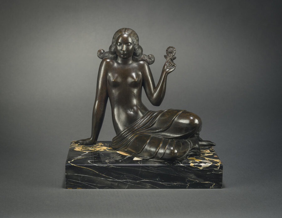 Seated Female Figure (from Day and the Hours Sundial)