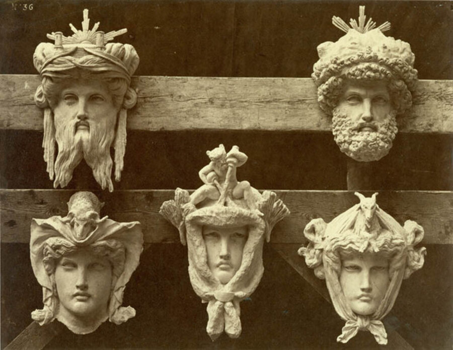 Le Nouvel Opéra de Paris #36 (Masques des cheminées des bâtiments de l’administration by Charles Garnier)