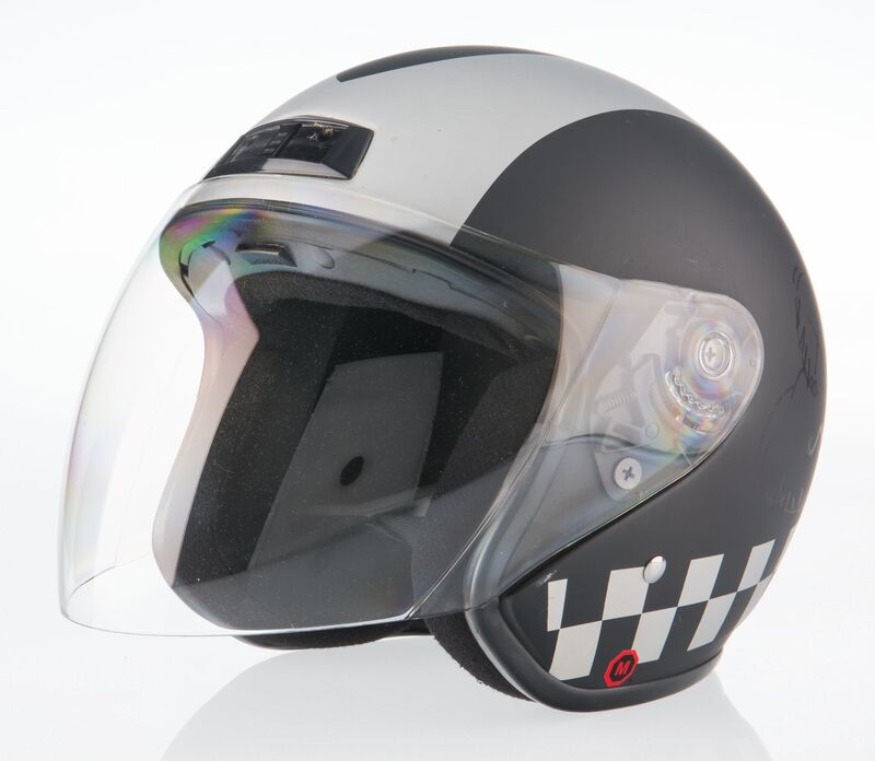 KAWS, ‘Untitled’, 2011, Other, Ink illustration on motorcycle helmet, Heritage Auctions