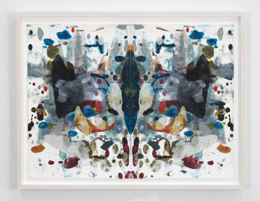Untitled Rorschach 4 (Rainbow Blood)