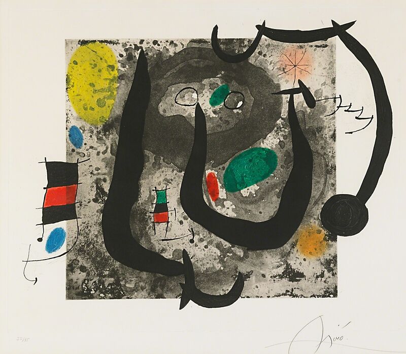 Joan Miró, ‘Les Armes Du Sommeil’, 1970, Print, Etching, aquatint and carborundum, Rago/Wright/LAMA