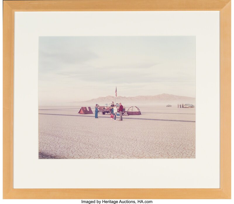 Richard Misrach, ‘Waiting, Edwards Air Force Base, California’, 1983, Photography, Dye coupler, 1986, Heritage Auctions