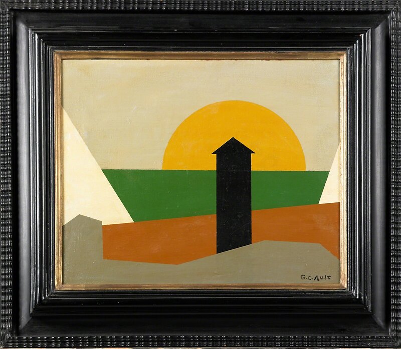 George Copeland Ault, ‘City Sunset’, Painting, Oil on canvas, Rago/Wright/LAMA/Toomey & Co.