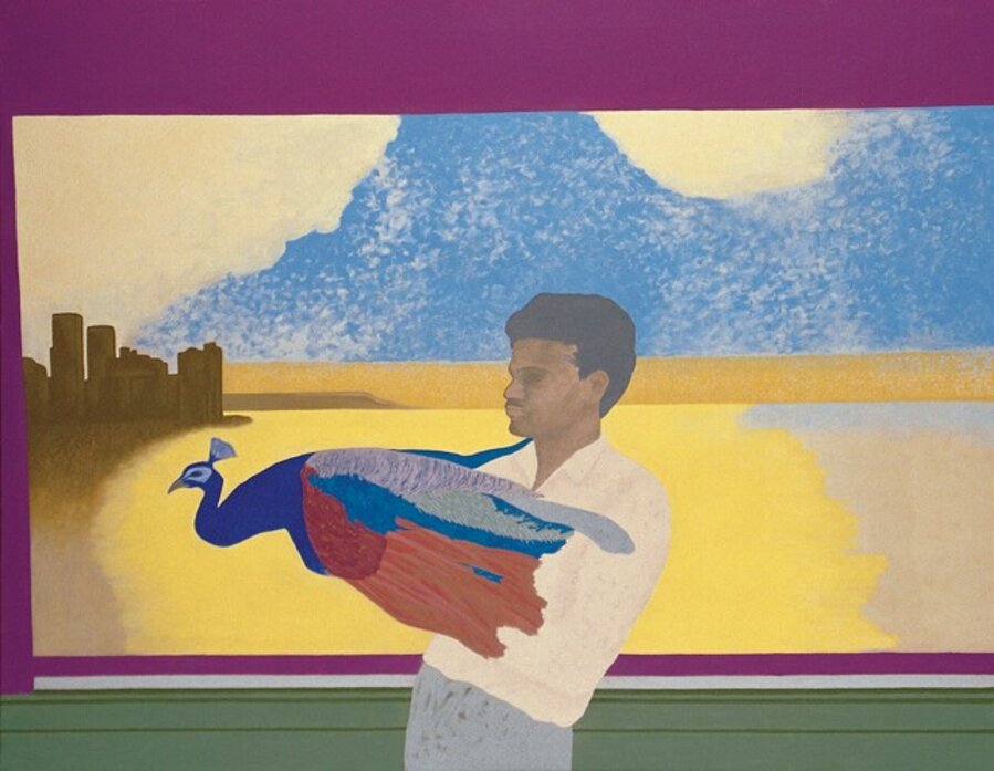 Peacock at Nariman Point