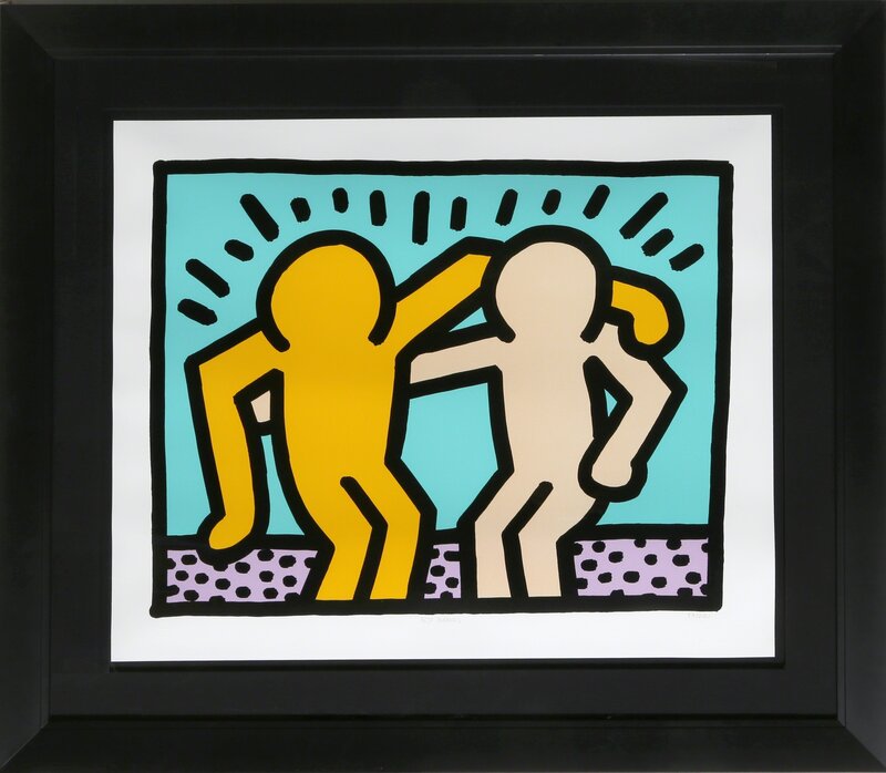 Keith Haring, ‘Best Buddies’, 1990, Print, Silkscreen, RoGallery