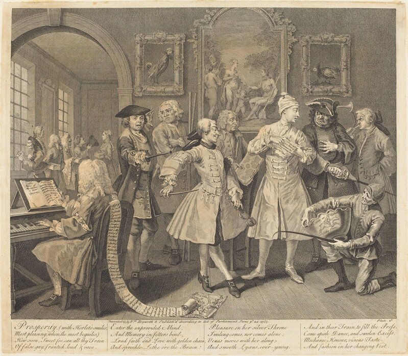 William Hogarth, ‘A Rake's Progress: pl.2’, 1735, Print, Etching and engraving, National Gallery of Art, Washington, D.C.