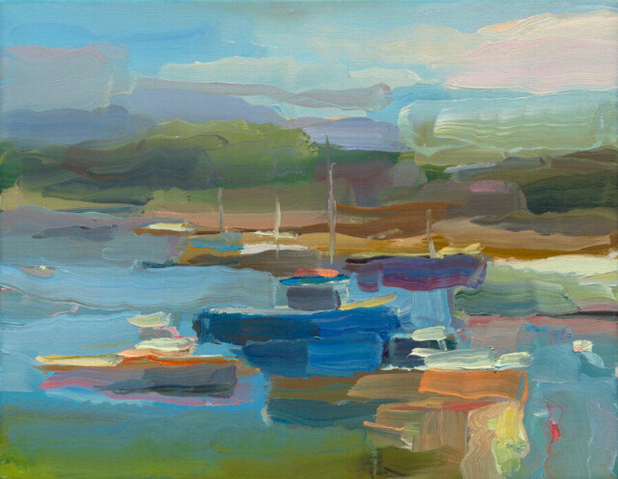 Lobster Boats, Summer Day