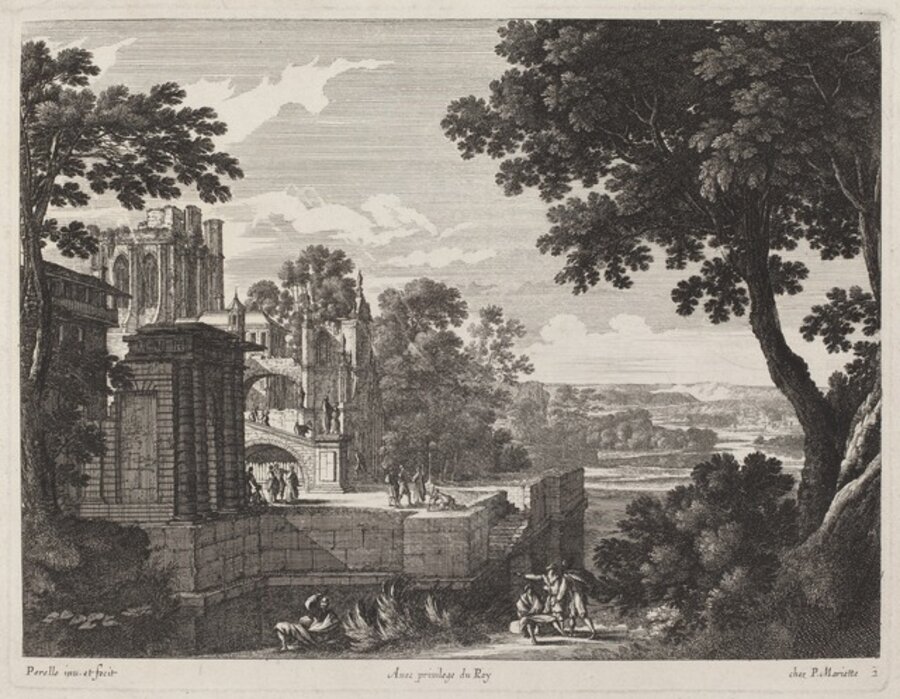 Large Landscape with Ruined Abbey