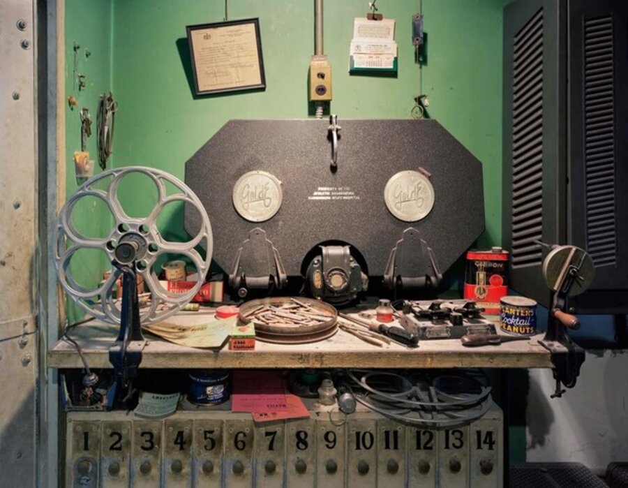 Film Projection Equipment, Harrisburg State Hospital, Harrisburg, PA | Asylum series