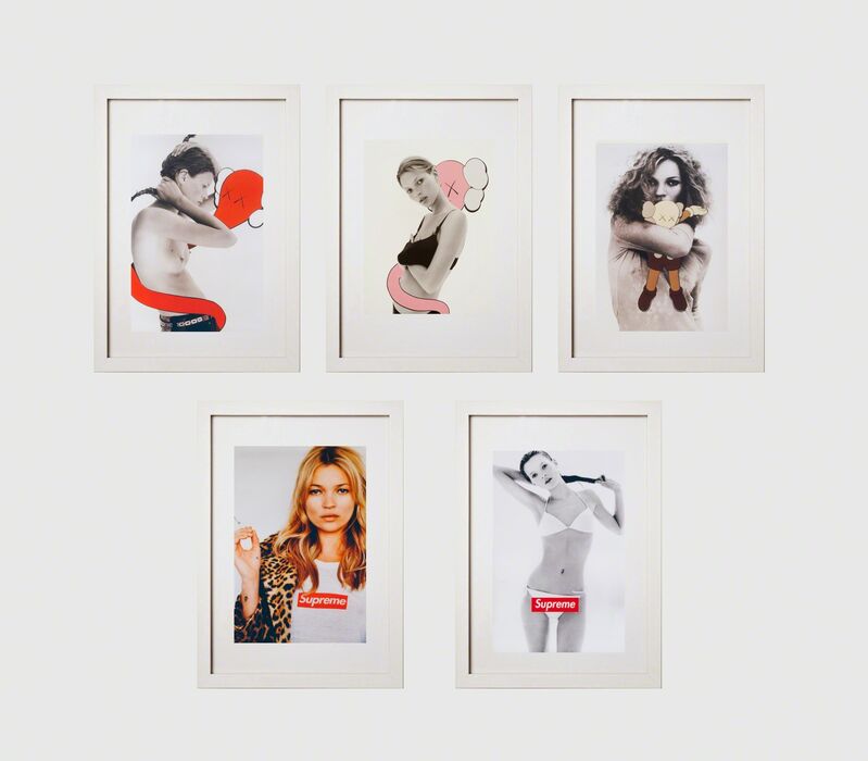 KAWS, ‘Kate Moss’, 2001, Print, Inkjet on paper (5), Julien's Auctions