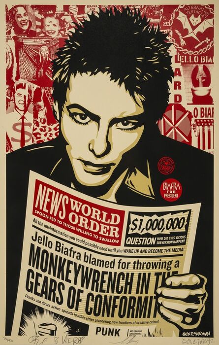 Shepard Fairey, ‘Jello Biafra’, 2014