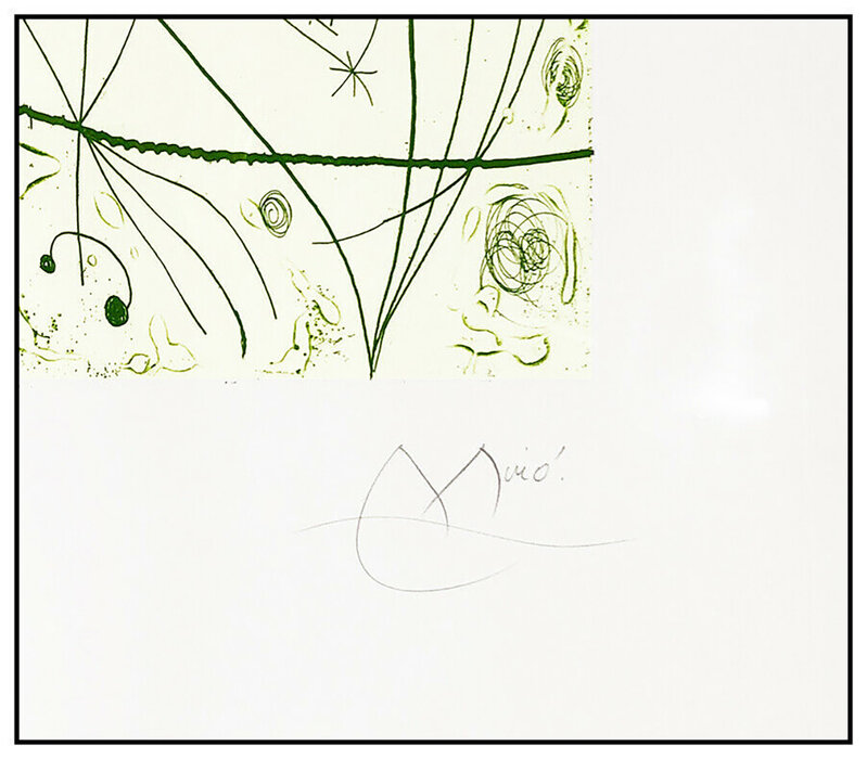 Joan Miró, ‘Picasso I Els Reventos’, 1973, Print, Etching and Aquatint, Original Art Broker