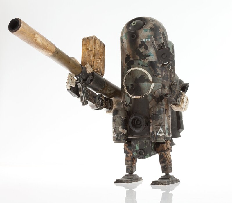 Ashley Wood, ‘World War Robot: Armstrong, Lunar Defense Camo’, 2009, Sculpture, Painted cast vinyl, with accessories, Heritage Auctions