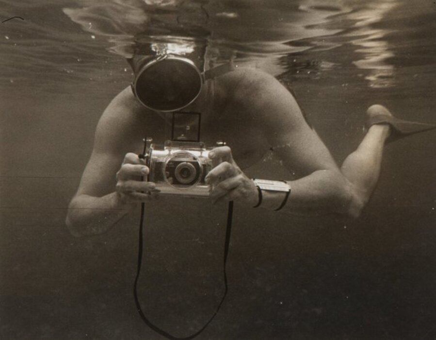 Untitled (Photographer Under Water)