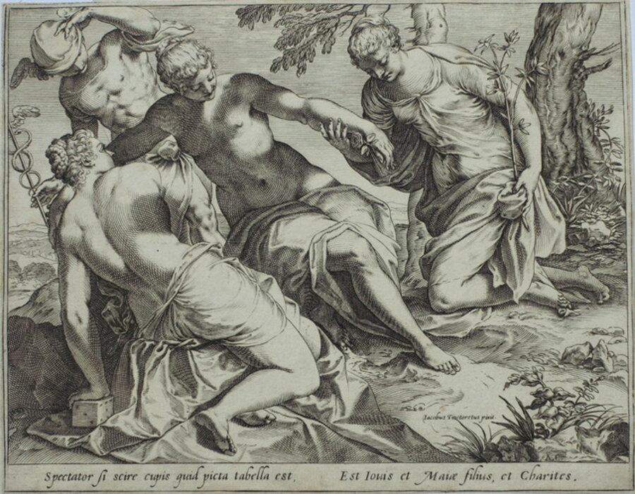 Mercury and the Three Graces