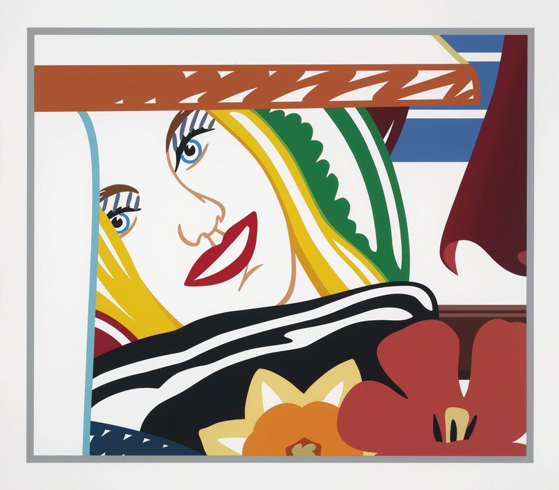 Tom Wesselmann, ‘Bedroom Face #41’, 1990, Print, Screenprint in colors on museum board, Christie's