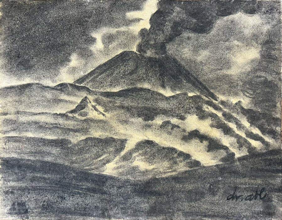 Volcano Erupting