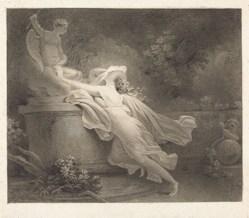 Carl Guttenberg after Etienne Theaulon, ‘L'invocation a l'amour’, Print, Stipple etching with retouching, National Gallery of Art, Washington, D.C.