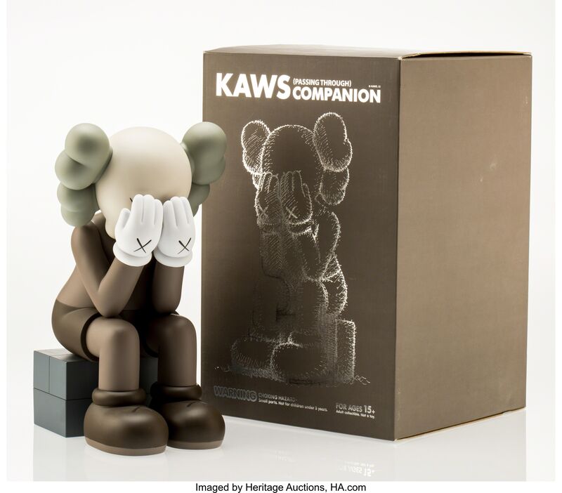 KAWS, ‘Companion-Passing Through (Brown)’, 2013, Other, Painted cast vinyl, Heritage Auctions
