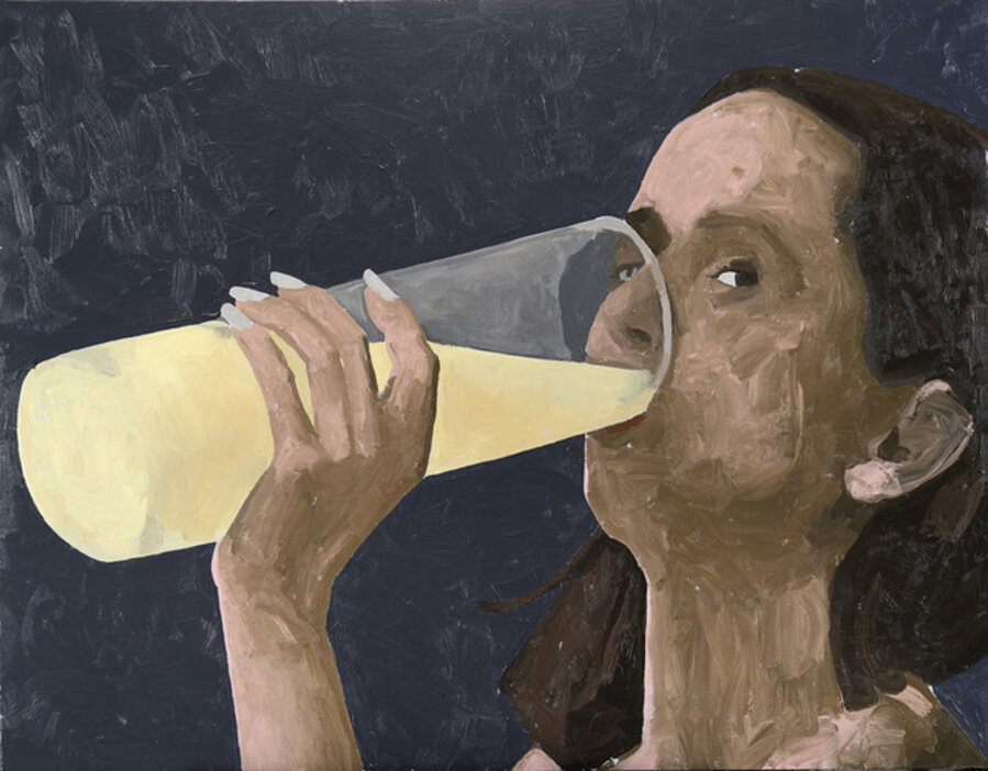 Woman drinking