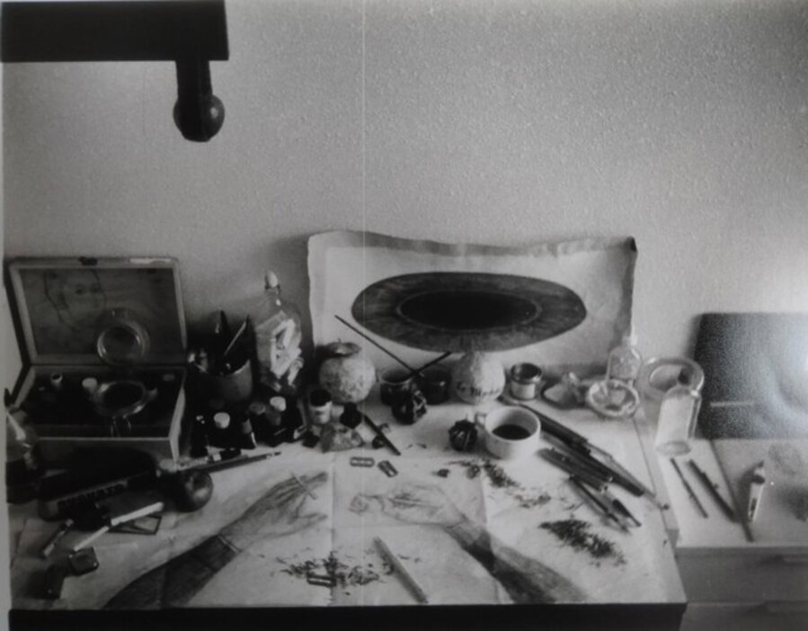 In the studio