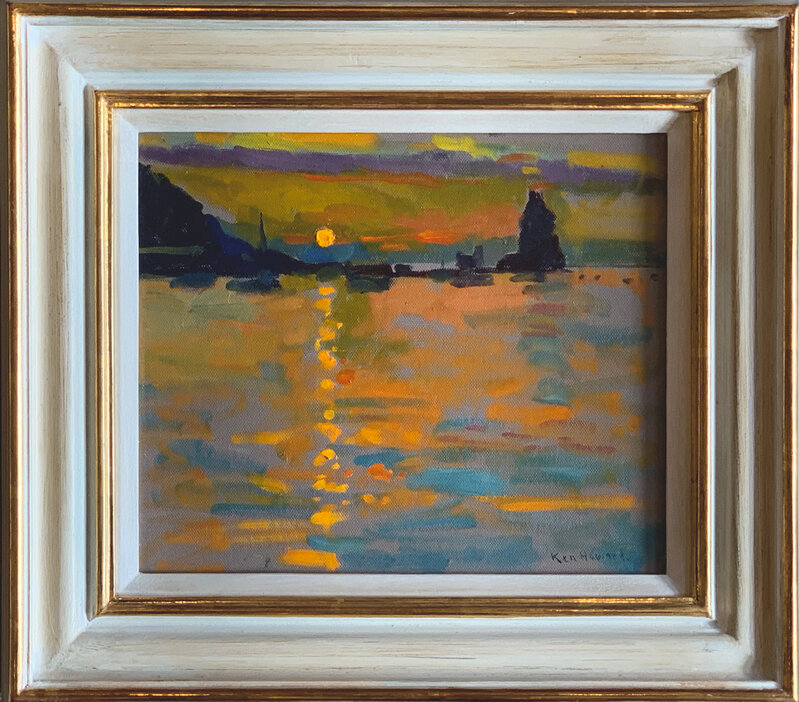 Ken Howard, ‘Sunset II, Volcano’, 2009, Painting, Oil on Canvas, Floren Gallery