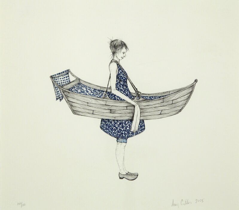 Amy Cutler, ‘Millie’, 2004, Print, Three plate lithograph, ICA Philadelphia