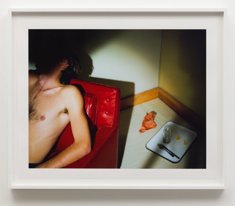 Jo Ann Callis, ‘Man in Red Chair’, 1978, Photography, Archival pigment print, Anat Ebgi