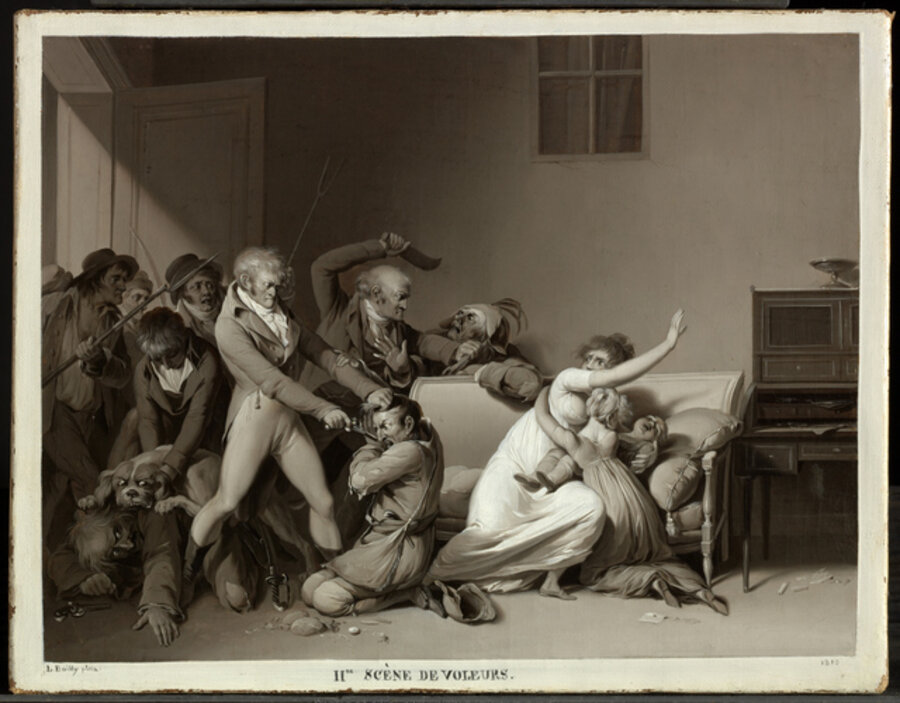 Second Scene of Burglars: The Burglars Arrested