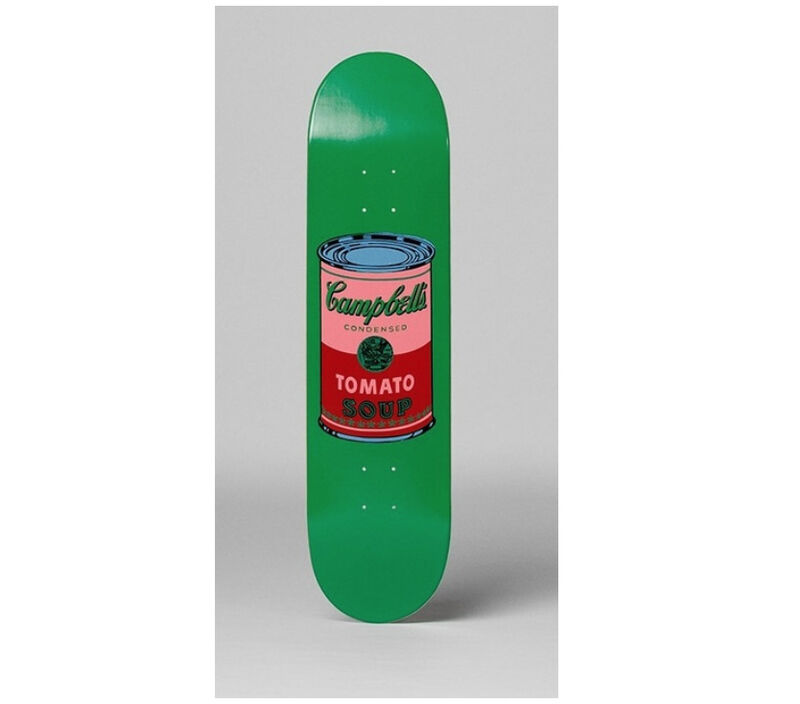 Andy Warhol, ‘Campbells Soup Skate Deck (Blood)’, 2016, Other, 7-ply Grade A Canadian Maple wood, MOCA