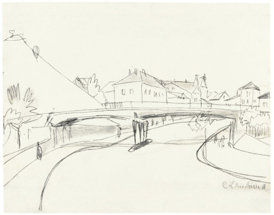 Brücke über den Fluss