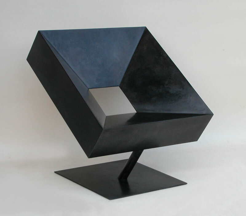 Stéphane Ducatteau, ‘Fauteuil Cadre’, 2016, Design/Decorative Art, Steel patina, Galerie Olivier Waltman