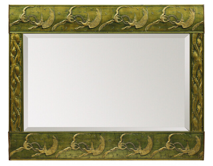 Art Nouveau frame with mirror