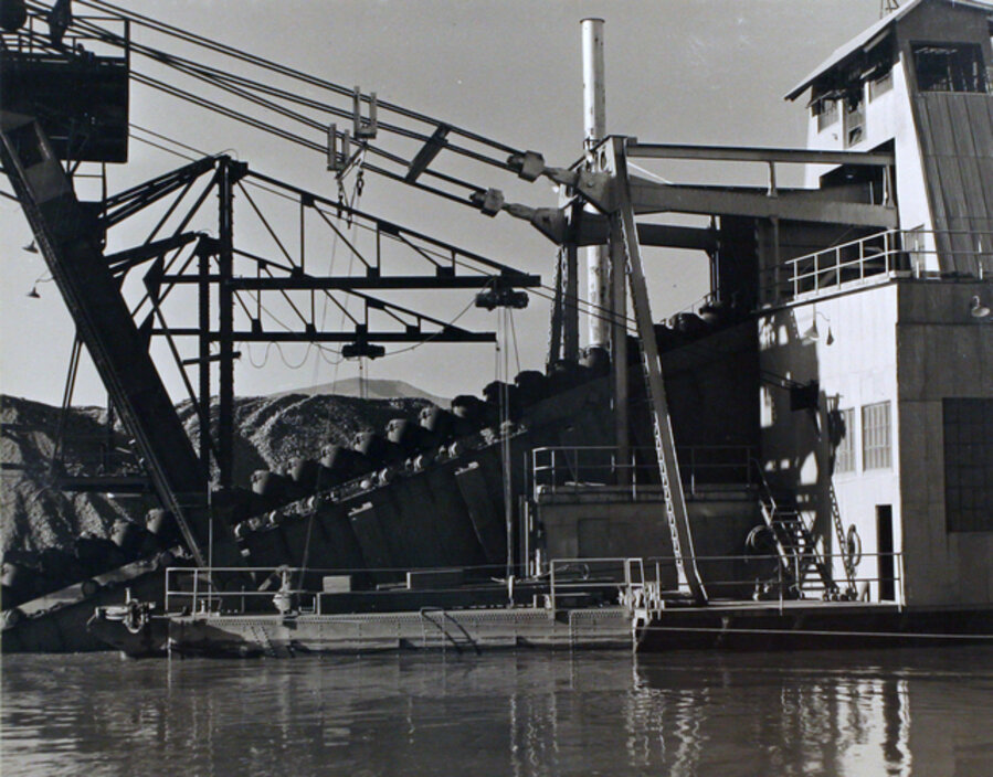 The Gold Dredge Boat, Detail No. 1, South Park, Colorado