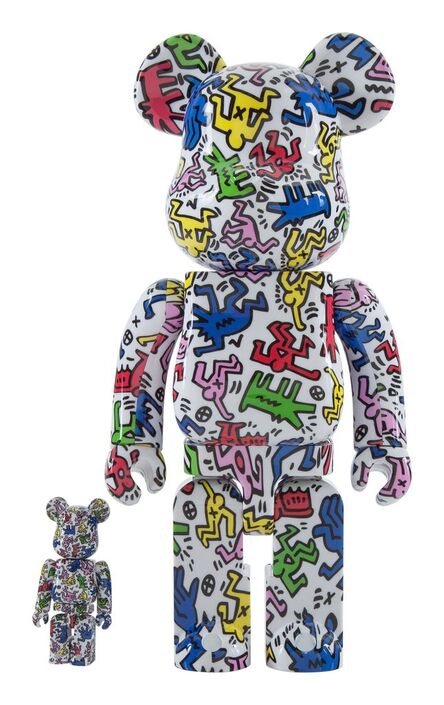 BE@RBRICK X Keith Haring Foundation, ‘Keith Haring 400% and 100% (two works)’, 2017