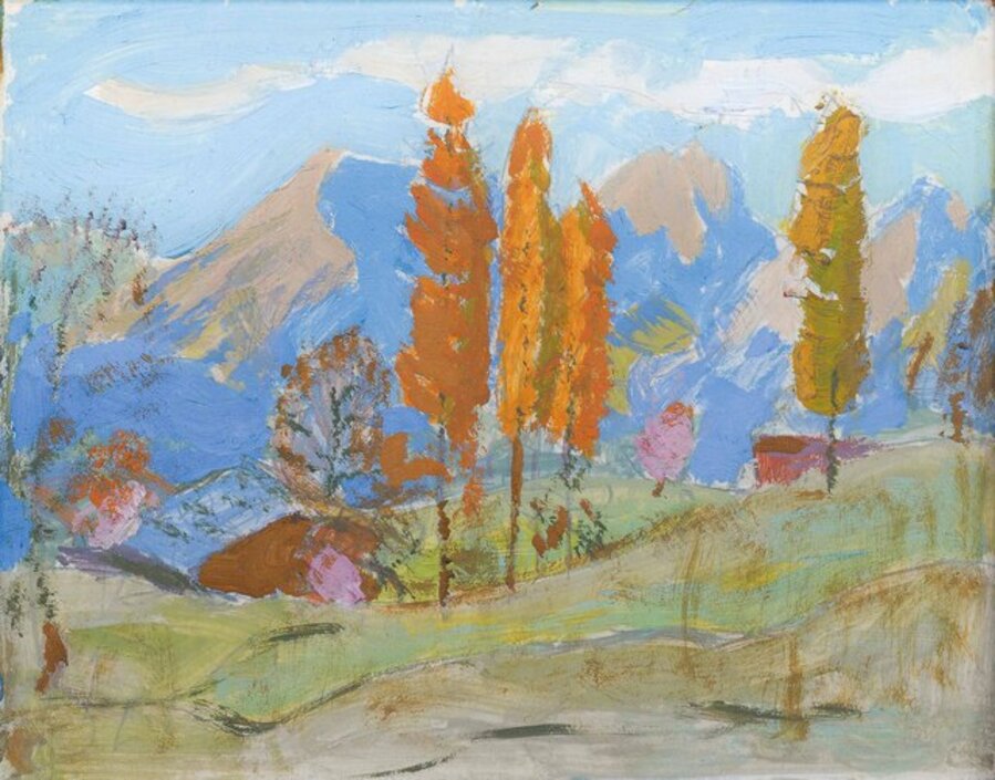 Almen im Herbst mit dem Wilden Kaiser