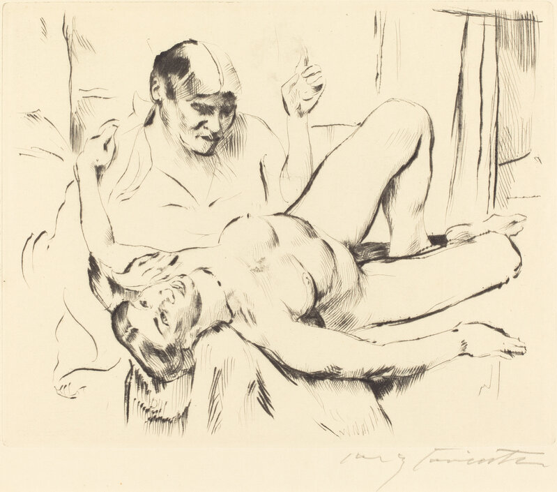 Lovis Corinth, ‘Prophecy (Weissagung)’, 1914, Print, Drypoint in black on laid paper, National Gallery of Art, Washington, D.C.