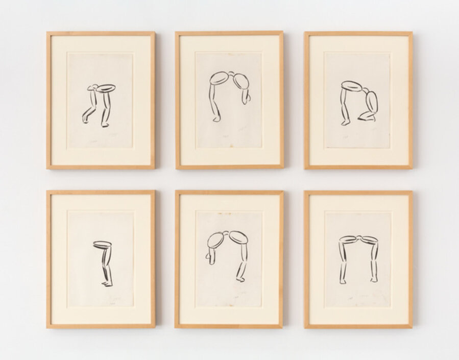 Six Eyeglass Drawings (Studies for Eyeglass Paintings)