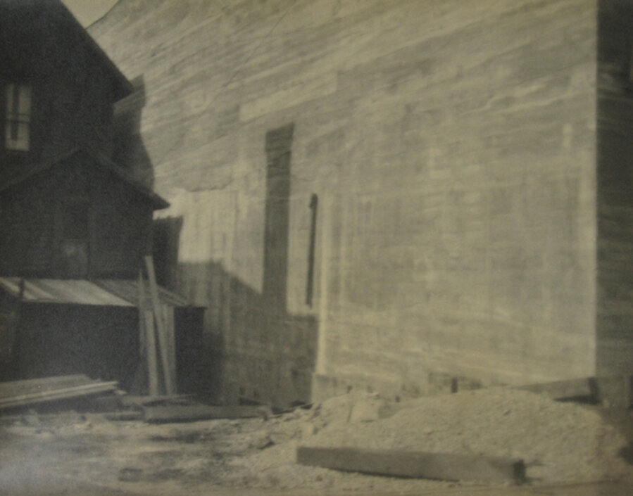 Untitled (house and beams)