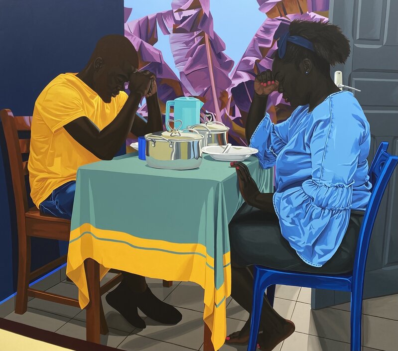 Marc Padeu, ‘The Thankful Poor’, 2021, Painting, Acrylic on canvas, Larkin Durey
