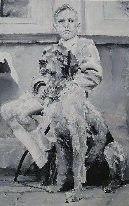 Santiago Ydañez, ‘Niño y perro’, 2015