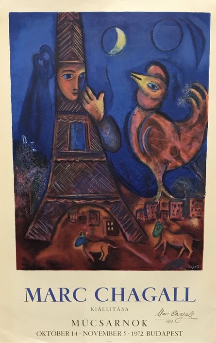 Marc Chagall, ‘Good Morning Paris (Bonjour Paris) - Hand Signed’, 1972