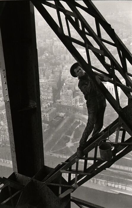 Marc Riboud, ‘Variant of The Eiffel Tower Painter, Paris.’, 1953