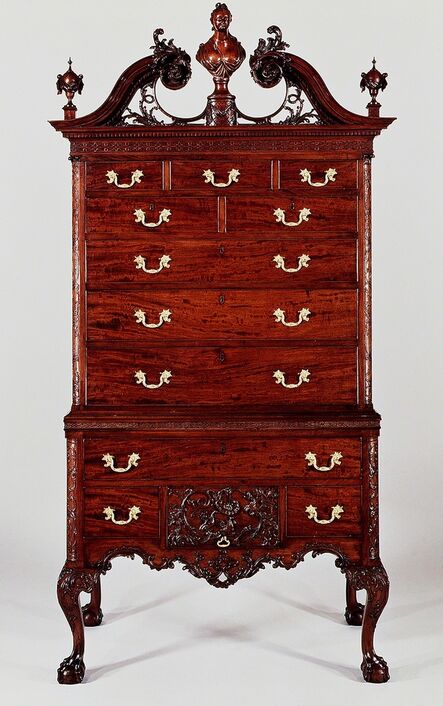Unknown American, ‘High chest of drawers’, 1762–1765