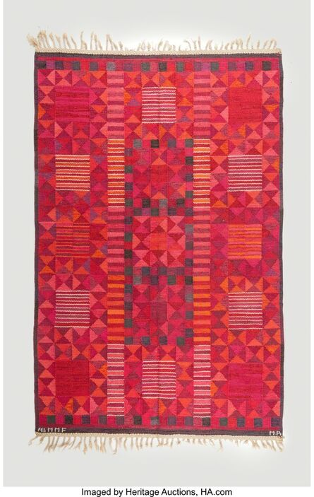 Marianne Richter, ‘Rubirosa Flat-Weave Carpet’, circa 1950