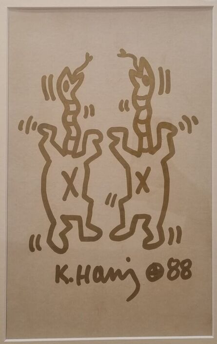 Keith Haring, ‘Dancing Man’, 1988