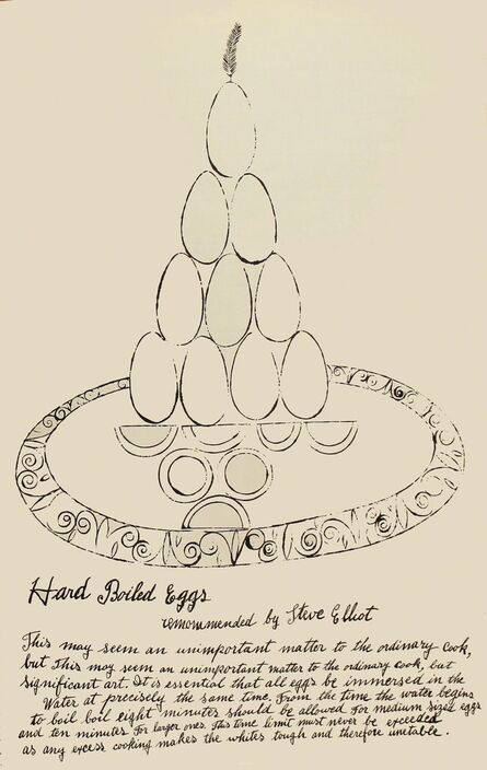 Andy Warhol, ‘Hard Boiled Eggs’, 1959